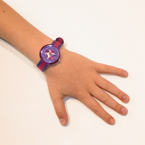 Lasten rannekello Pret Kids Time Unicorn Purple