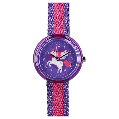 Lasten rannekello Pret Kids Time Unicorn Purple