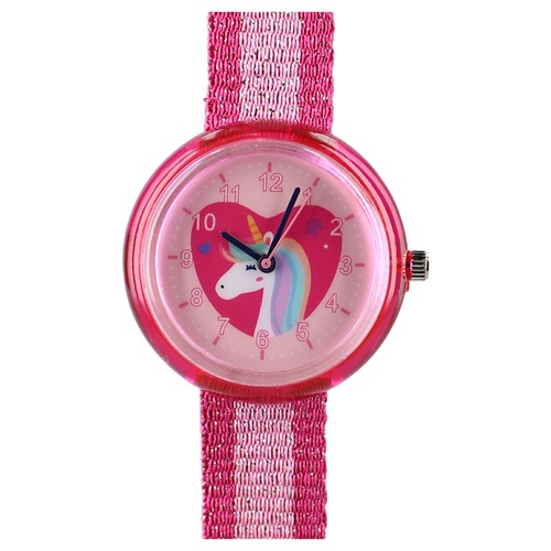 Lasten rannekello Pret Kids Time Unicorn Pink