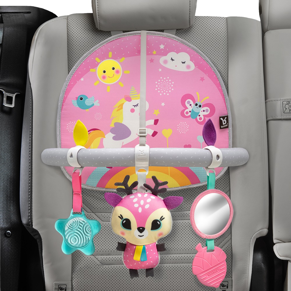 Aktivitetsleksak till bilen Benbat Double Sided Car Arch Unicorn