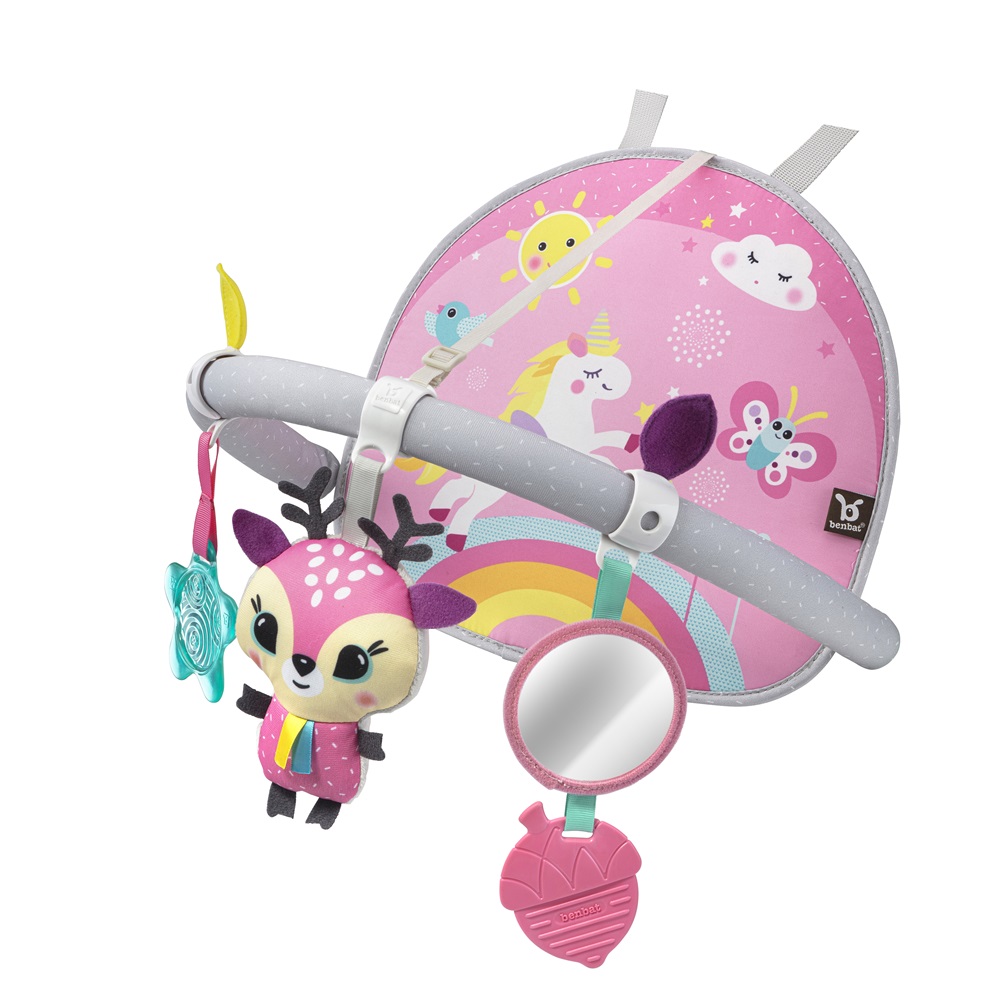 Aktivitetsleksak till bilen Benbat Double Sided Car Arch Unicorn