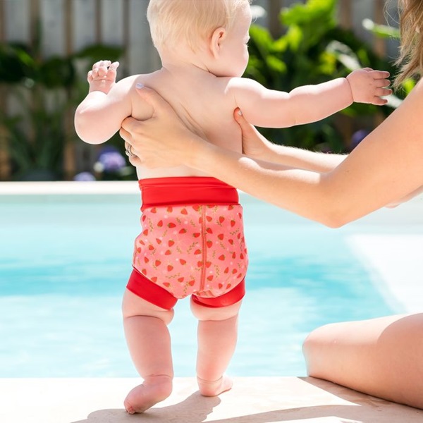 Vauvan uimavaippa SplashAbout Happy Nappy Strawberry Field