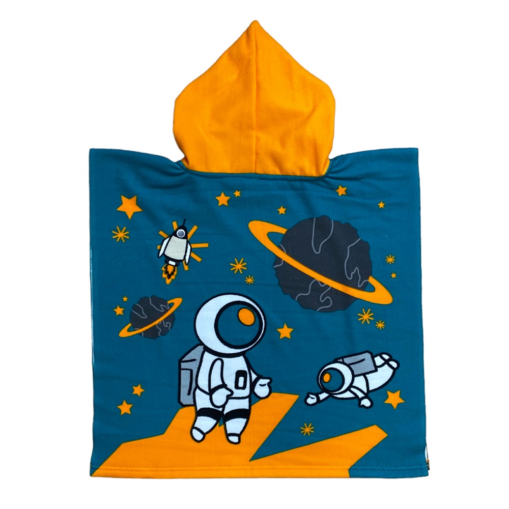 Lasten huppupyyhe Poncho Le Comptoir Space