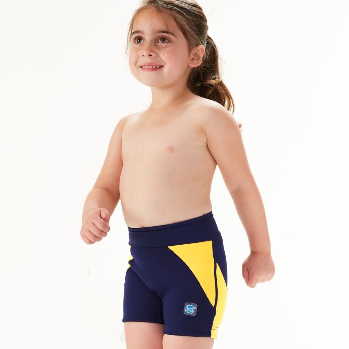 Suojauimahousut SplashAbout Splash Jammers Navy and Yellow