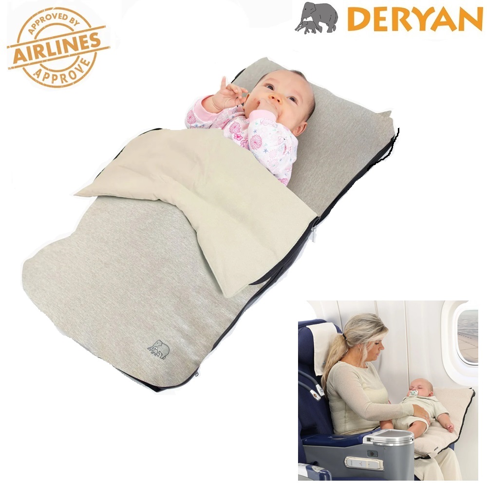 Vauvan lentopatja Deryan AirTraveller Cream