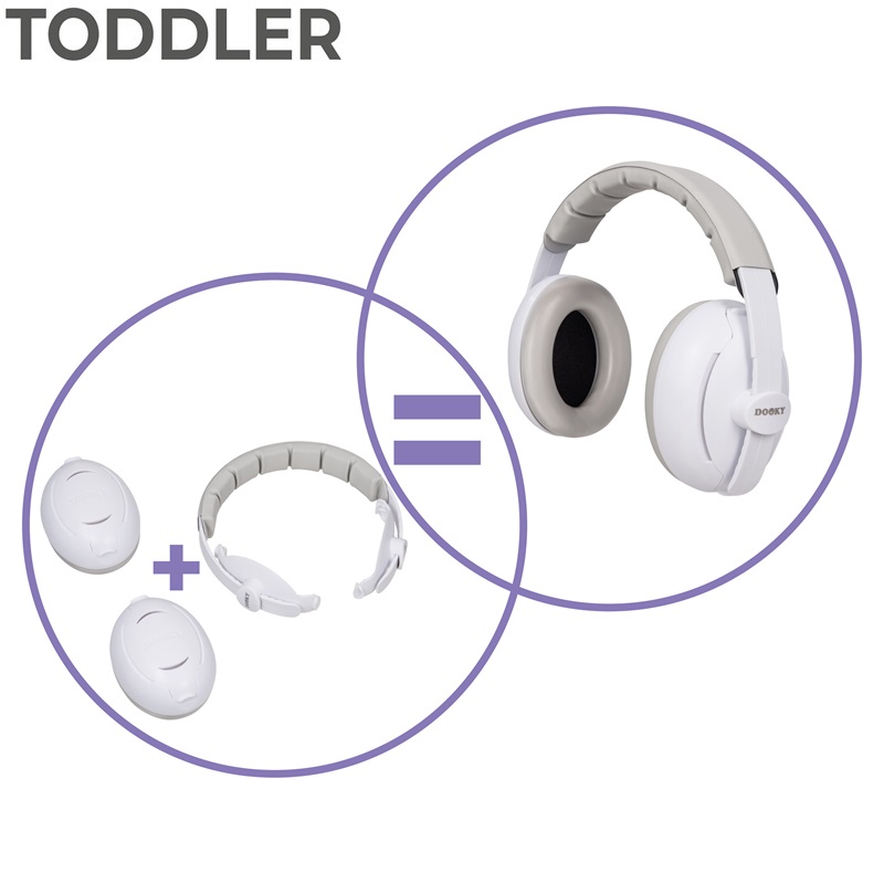 Lasten kuulonsuojaimet Dooky Hearing Protection 2-in-1 Baby& Toddler