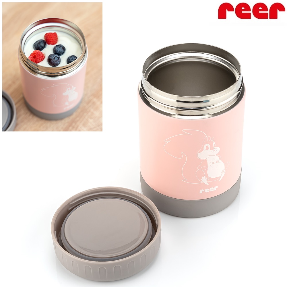 Lasten ruokatermos Reer Colourdesign Light Pink