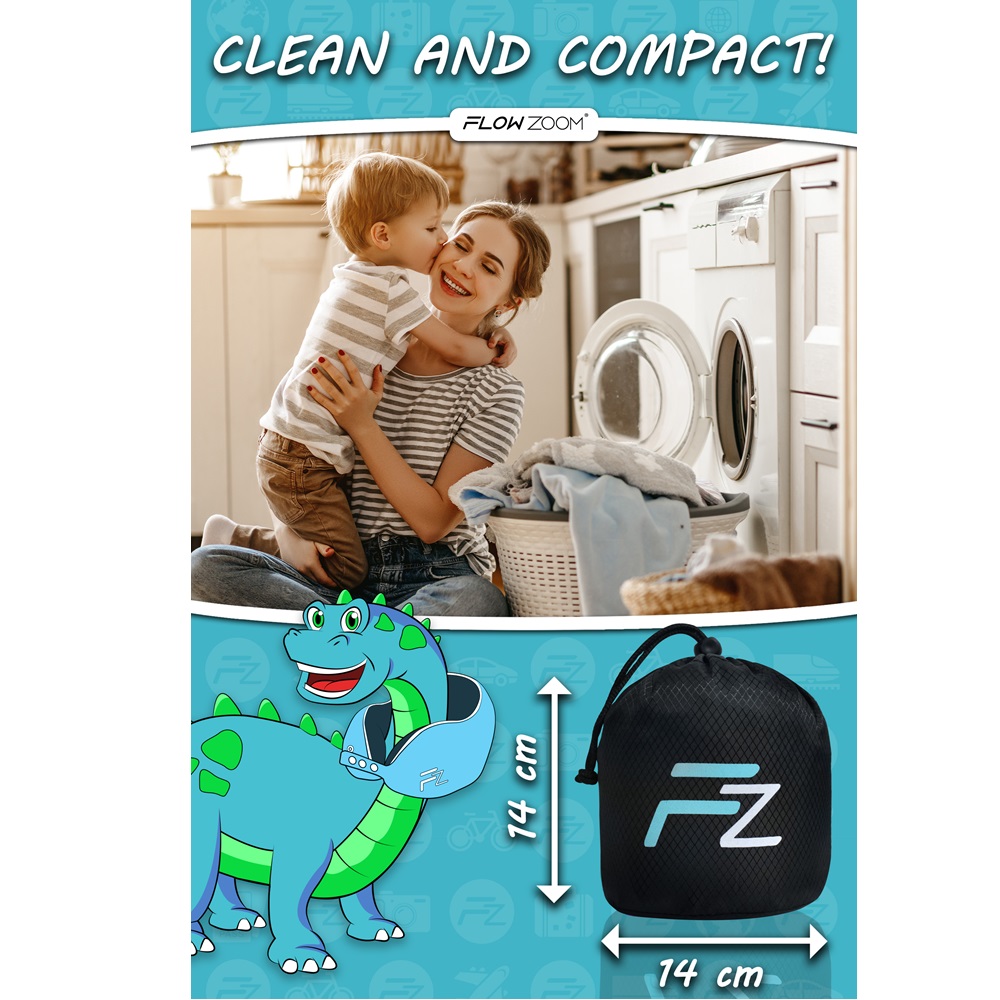 Lasten Niskatyyny - FlowZoom Comfy Kids Sininen