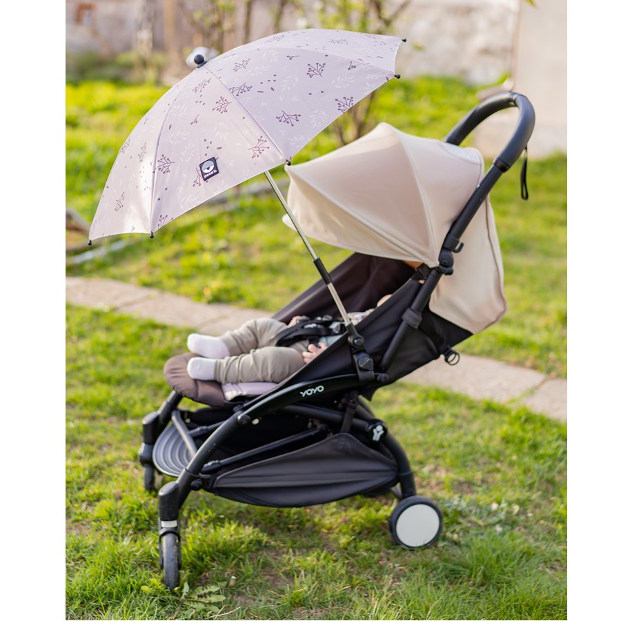 Aurinkovarjo rattaisiin Dooky Pram Parasol Beige Leaves