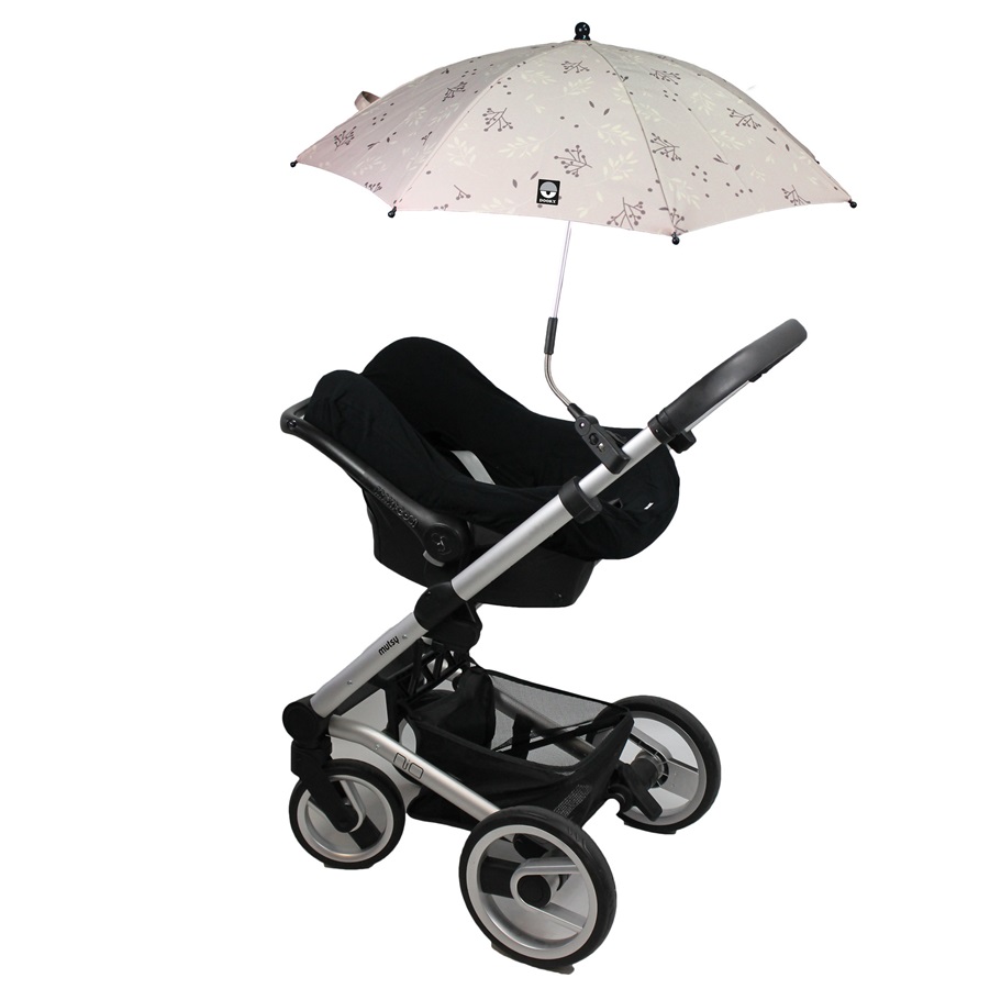 Aurinkovarjo rattaisiin Dooky Pram Parasol Beige Leaves