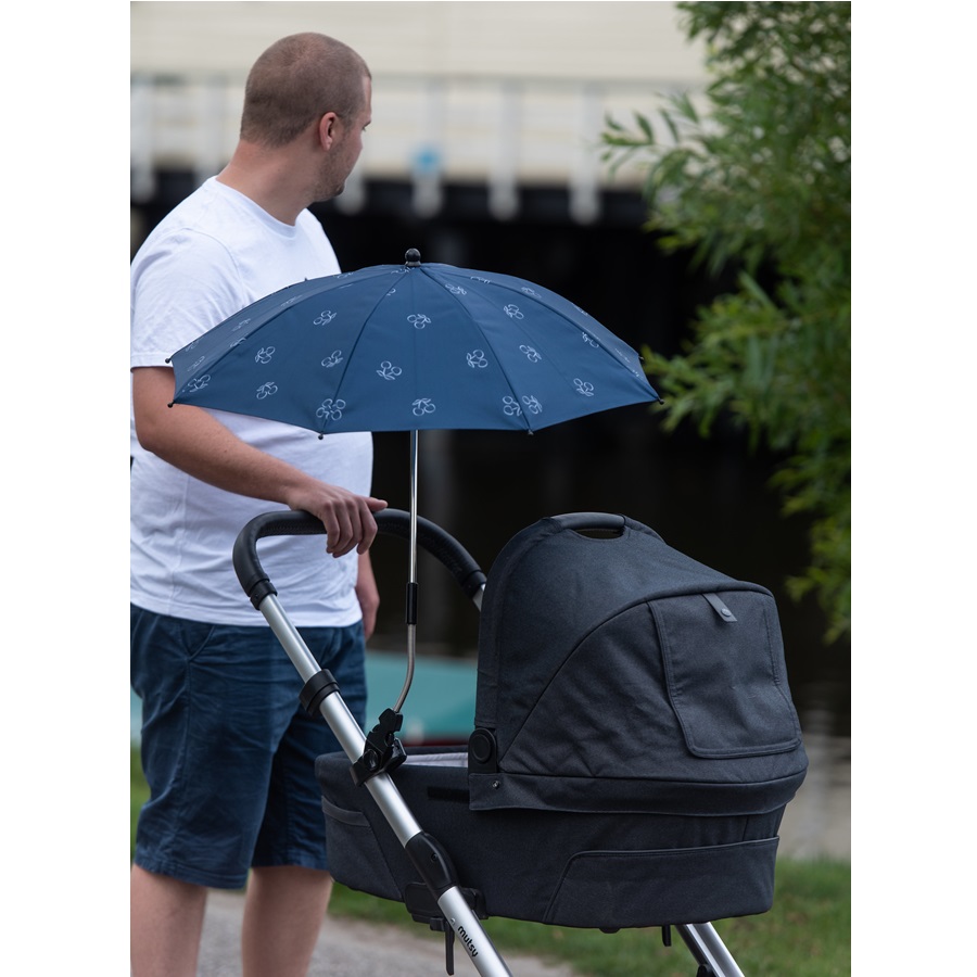 Aurinkovarjo rattaisiin Dooky Pram Parasol Blue Cherry