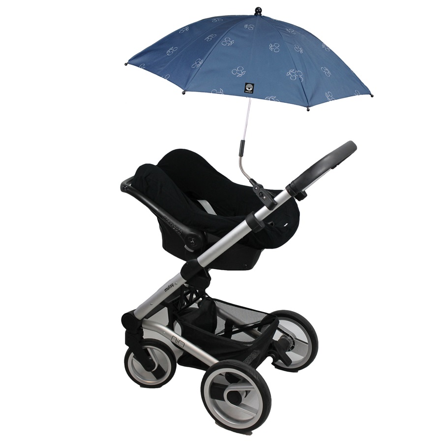 Aurinkovarjo rattaisiin Dooky Pram Parasol Blue Cherry