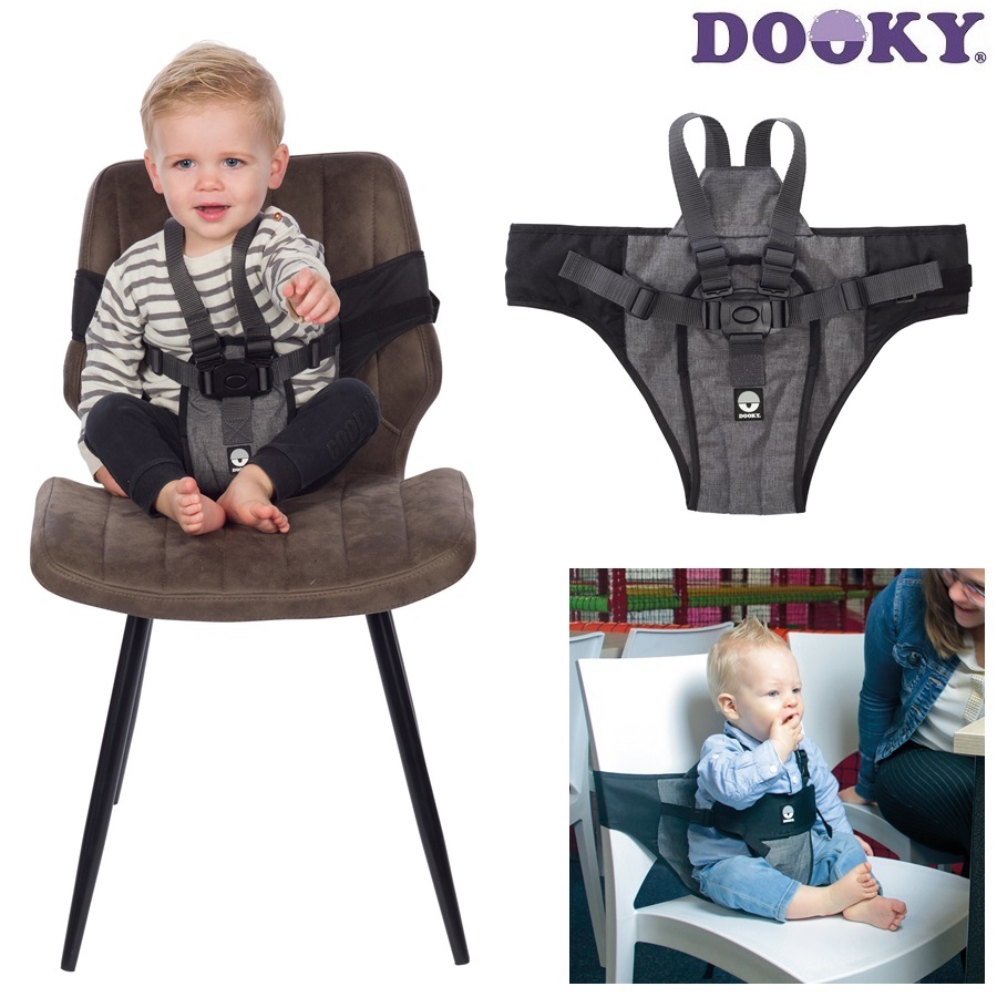 Matkasyöttötuoli Dooky Travel Chair Grey