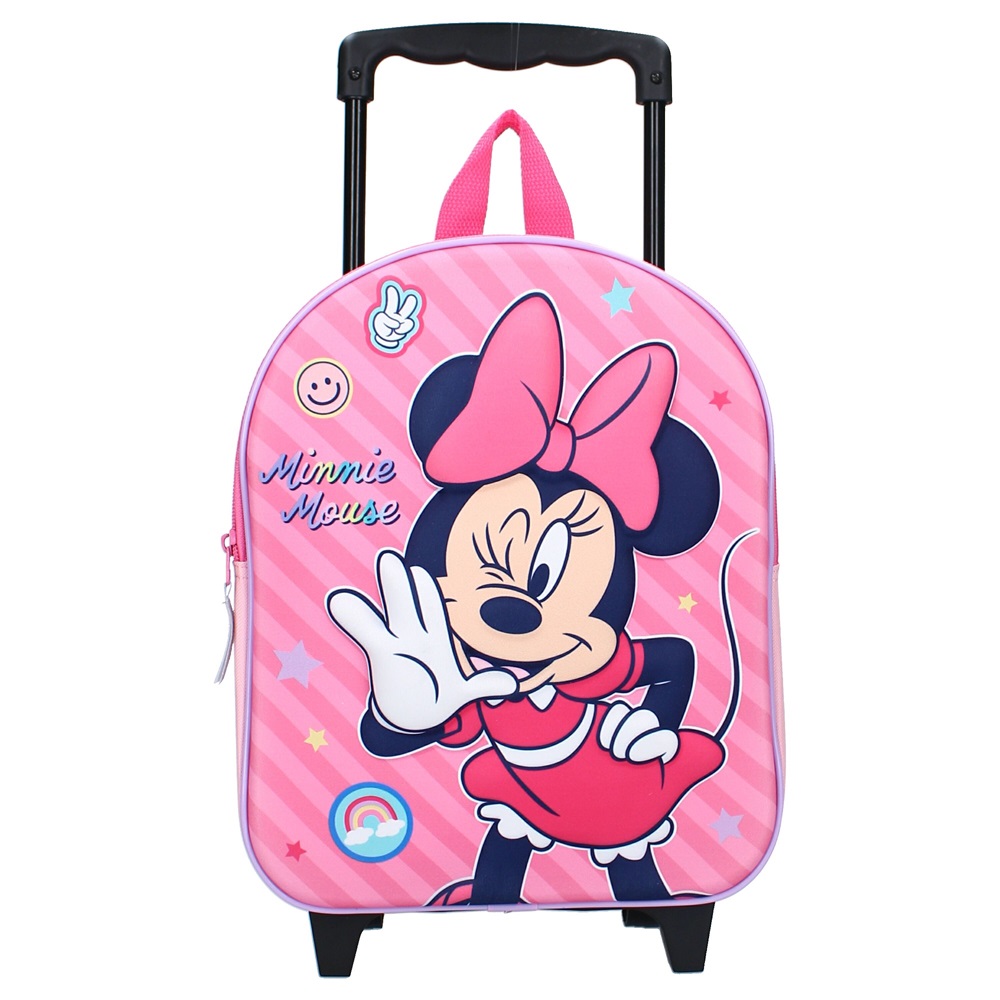 Lasten matkalaukku Minnie Mouse Fashion Besties Trolley Backpack