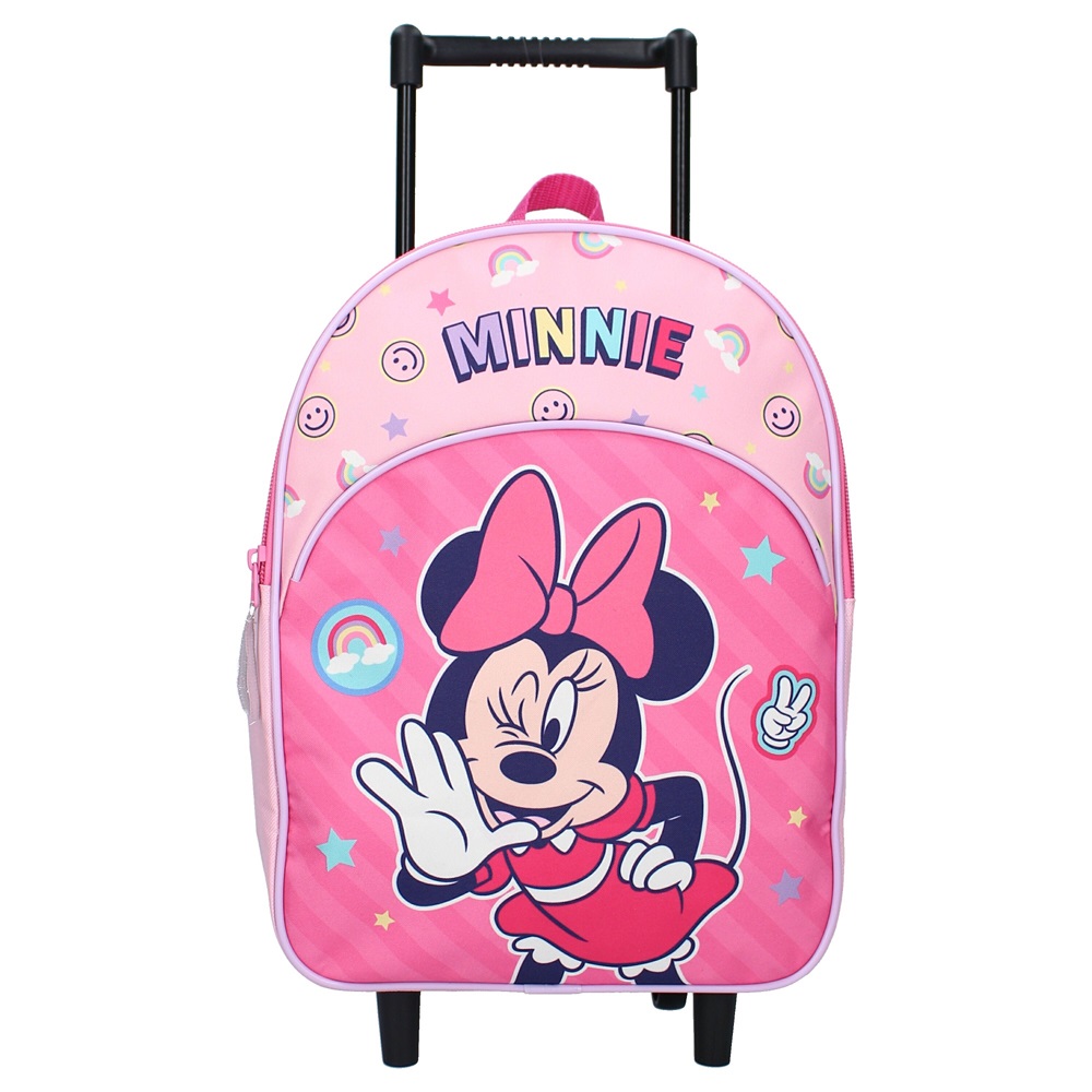 Lasten matkalaukku Minnie Mouse Glam It Up Trolley Backpack