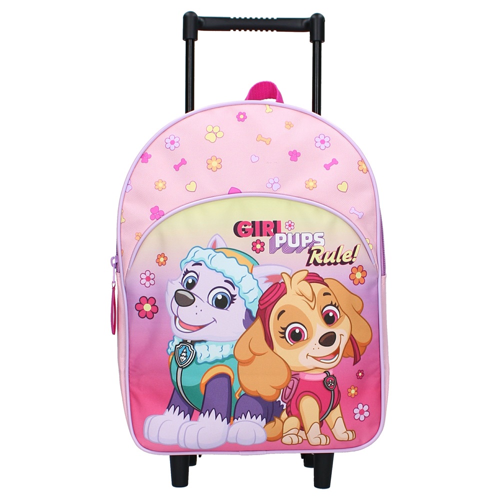 Lasten matkalaukku Paw Patrol Girl Pups Rule Trolley Backpack