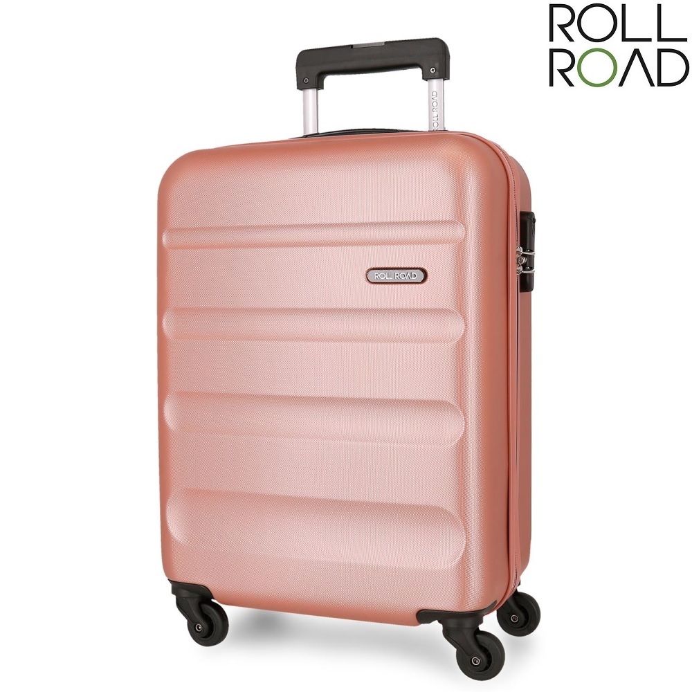 Lasten matkalaukku Roll Road Flex Pink