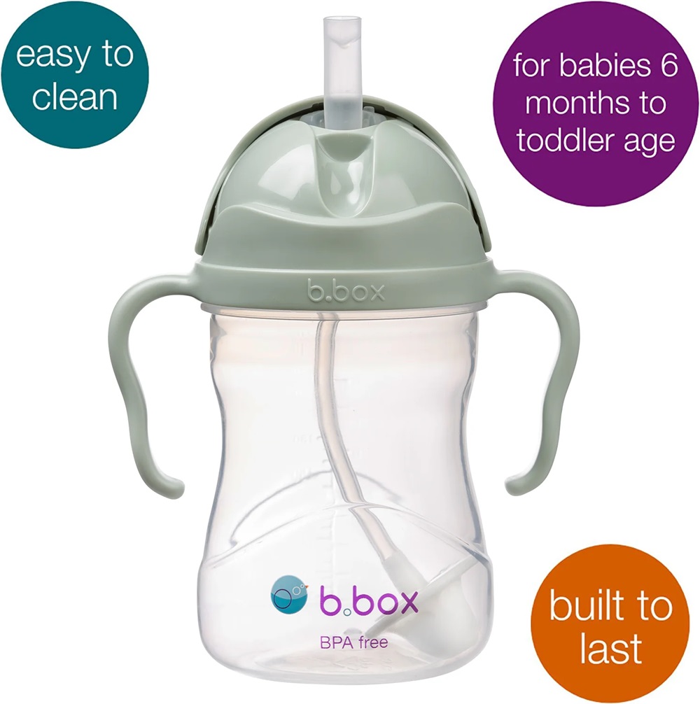 B.Box Pillimuki Sippy Cup - Sage